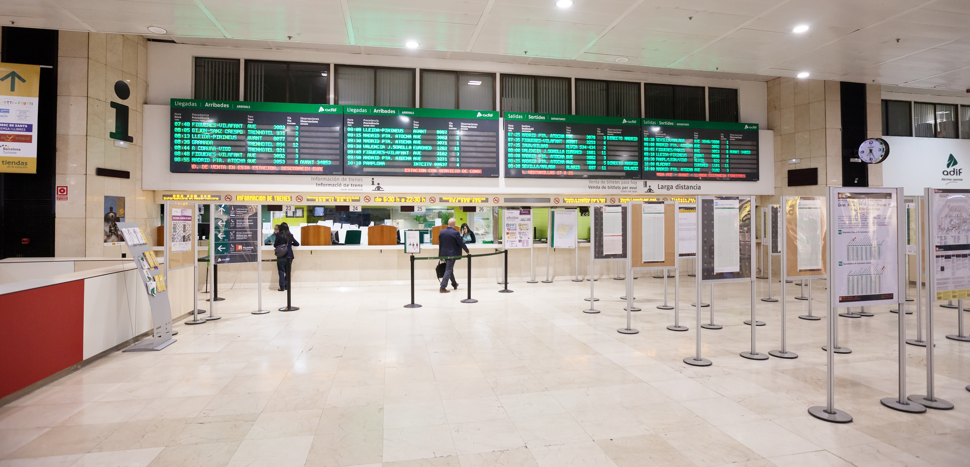 Estación de tren Barcelona-Sants